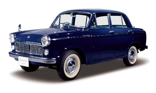 ◎往年のタクシー車両 日産「310型ブルーバード(ダットサン ブルーバード)」